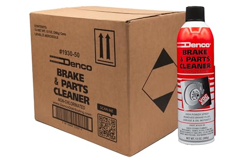 Denco 1930-50 Brake Cleaner, 50-State, Non-Chlorinated, 13oz, 6-Pack - size: 13 Ounce (Pack of 6)
