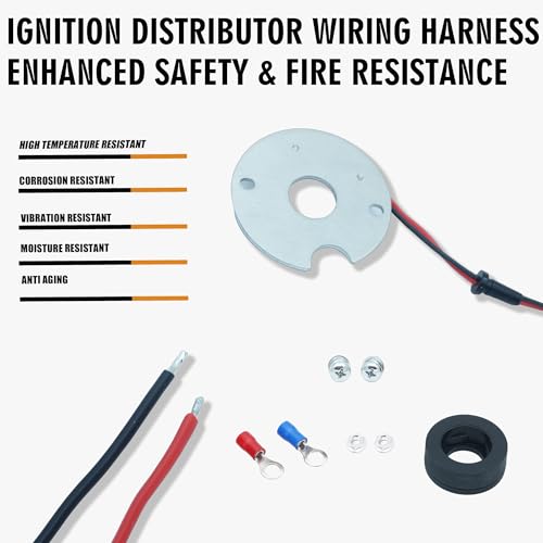 2541 Electronic Ignition Module Harness Waterproof Compatible with Jeep 134L 134F 4Cylinder 1964-1971 Willys CJ5 CJ6 Jeepster DJ5 Commando FC150 FC170 Utility Dispatcher DJ3 CJ3 12V - size: 2541