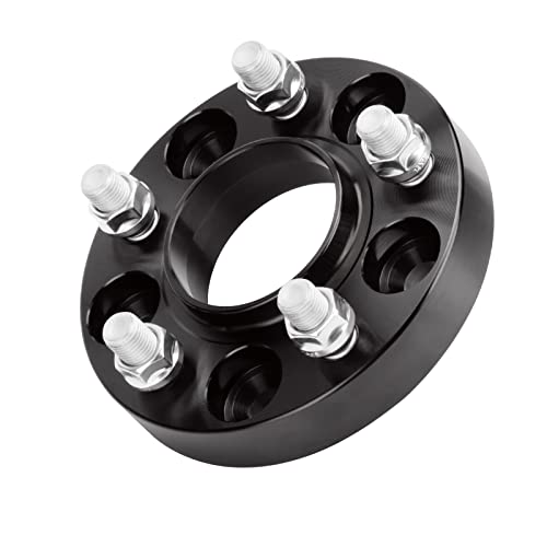 dynofit 1.5" Wheel Spacers 5x5 for 2007-2018 Jeep Wrangler JK, 1999-2010 Grand Cherokee WJ WK, 71.5mm Hub Centric 5x127 Wheel Adapters for 2005-2010 Commander XK, 1/2"-20 Studs, 4Pcs Forged Spacers - size: 1.5 inch - 1/2-20 Studs