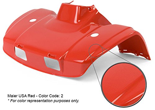Maier USA Rear Fender Compatible/Replacement for Yamaha YFZ350 Banshee - Red - 189572 - color: Red