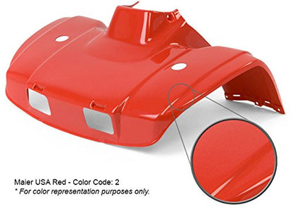 Maier USA Rear Fender Compatible/Replacement for 79-82 Honda ATC110 - Red - 120102