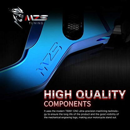 MZS Blue Brake Clutch Levers for Rebel 300 500 CBR500R CB500F Shadow VT1300 - color: Blue, size: CBR500R/Rebel 300/Rebel 500/Fury/Shadow750/VTX1300
