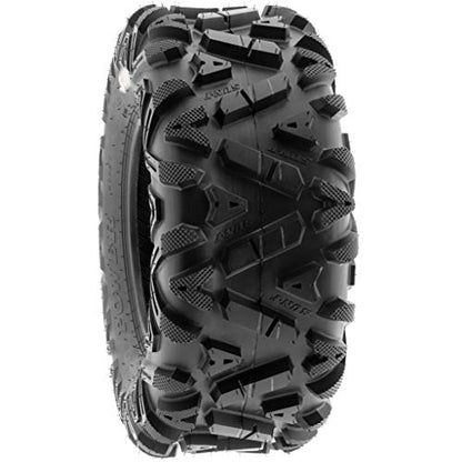 SunF ATV Tire 25x12-9 UTV Tire All Terrain Off-Road, 6 Ply Tubeless A033 - size: 25x12-9