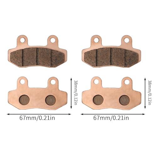 2Pcs Brake Pads for Sur Ron Ultra Bee, Rear Front Disc Brake Pads set Durable Electric Dirt Bike Brake Pads Motorcycle Parts