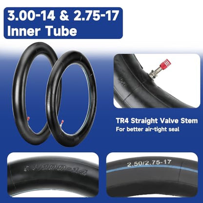 90/100-14 70/100-17 Dirt Bike Tire for Yozma in 10 Pro Ebike KX85