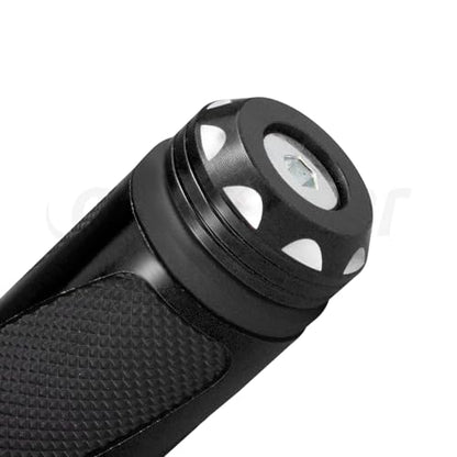 Universal Motorcycle Handlebar Grips Fits for Motorcycles with 7/8" Left Grip and 1" Right - color: Black