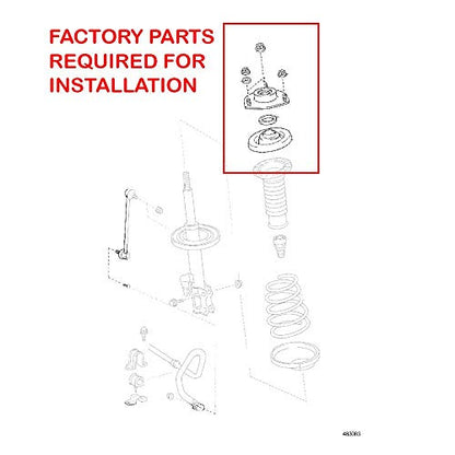 Godspeed MSS0116-B MonoSS Coilover Lowering Kit, Fully Adjustable, Ride Height, Spring Tension And 16 Click Damping, compatible with Lexus RX350 FWD (L10) 2008-13