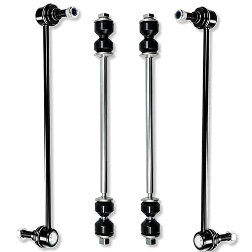 K750155 K700633 4PC Front/Rear Stabilizer Sway Bar End Link for Buick 08 2009-2014 2015 2016 2017 Enclave, for Chevrolet 09-17 Traverse, for GMC 07-17 Acadia Limited, for Saturn 07-10 Outlook - size: 4pcs-K750155 & K700633