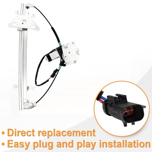 Rear Left Power Window Regulator with Motor for Dodge Dakota Durango 00-04 - style: Rear Driver Side