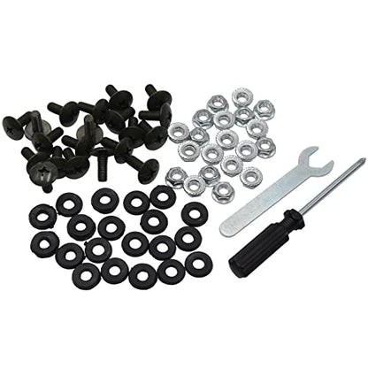 20X 6mm Fairing Plastics Guard Bolts Nuts Set 50cc 70cc 90cc 110cc 125cc Quad Pit Trail Dirt Bike ATV (M6x16mm)