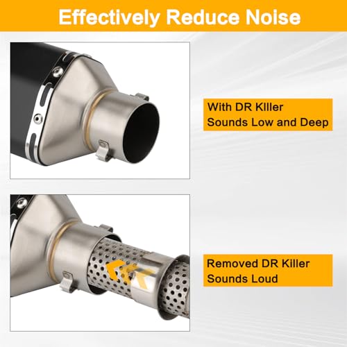 Universal Motorcycle DB Killer 51mm 2 Inch Exhaust Baffle - size: Style D