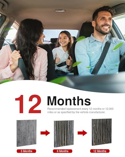 Puroma Cabin Air Filter Activated Carbon for CF11643 Audi Volkswagen Atlas - style: CAF643S