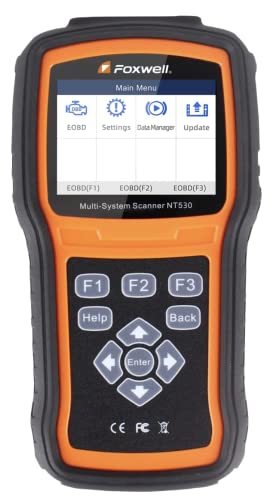 FOXWELL NT530 for Mercedes Benz (16 Pin) - All Systems, All Maintenance Service - Bidirectional Diagnostic Scan Tool OBD2 Scanner Automotive Code Reader ABS Bleed SRS Airbag SAS TPMS TPS EPB Oil Reset