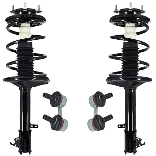 Detroit Axle - 4pc AWD Front Struts Kit for 1996-2000 Toyota RAV4 [2.0L] - size: 4QS45050/ sway kit