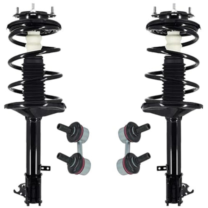 Detroit Axle - 4pc AWD Front Struts Kit for 1996-2000 Toyota RAV4 [2.0L] - size: 4QS45050/ sway kit