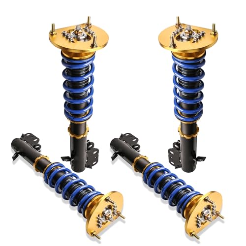 MOSTPLUS Coilovers Struts Compatible for 2005 2006 2007 Subaru Impreza WRX STI GDF Adjustable Height Suspension Assembly (Set of 4) - size: 2005-2007 Impreza WRX