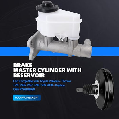 HiSport Brake Master Cylinder with Reservoir and Cap Replace 4720104030 - size: OE# 4720104030
