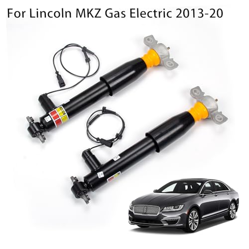 2PCS Rear Suspension Struts Shock Absorbers w/Electronic Compatible with 2013-2020 Lincoln MKZ, Replacement Struts Shocks Assembly - size: F370