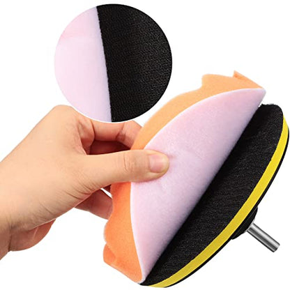 BBTO 12 Pcs 6 Inch Buffing Polishing Pads for Orbital Buffer Car Buffer