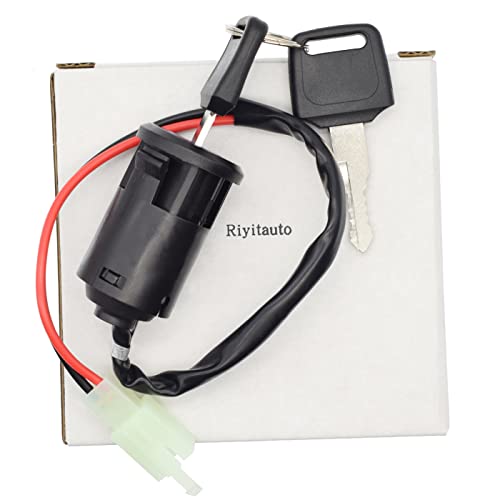 2 PCS 2 Wire Ignition Key Switch for Electric Scooter Golf Scooter Bikes ATV Moped GoKart U KS51 Motorcycle 2 Position Type on Off