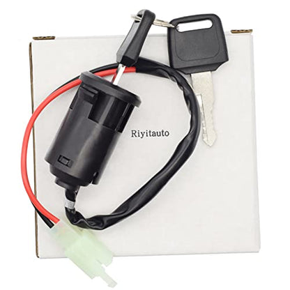 2 PCS 2 Wire Ignition Key Switch for Electric Scooter Golf Scooter Bikes ATV Moped GoKart U KS51 Motorcycle 2 Position Type on Off
