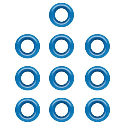 JA&MIU 10 PCS Fuel Injector O-Ring Set Light Blue Viton (7.52mm X 3.53 mm) - size: Ligt Bule - 10