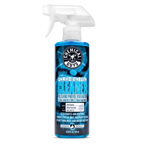 Chemical Guys, Foam & Wool Polishing Pad Cleaner, Citrus-Based, 16 oz Spray