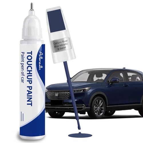 Canyon River Blue Metallic B-640M Touch Up Paint for Honda OEM Color Match - color: Canyon River Blue Metallic(B-640M)