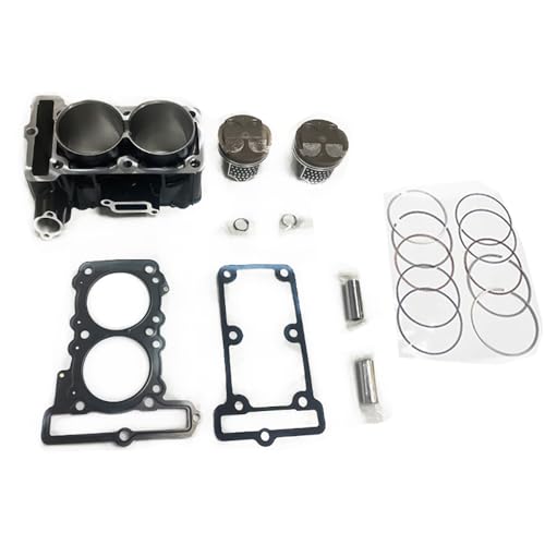 62mm 300cc Cylinder Piston Gasket Top End Rebuild Kit Replacement for Kawasaki NINJA 300 Versys-X 300 2013-2024 Motorcycle Engine Parts Replace# 11061-0790, 11004-0734