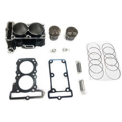62mm 300cc Cylinder Piston Gasket Top End Rebuild Kit Replacement for Kawasaki NINJA 300 Versys-X 300 2013-2024 Motorcycle Engine Parts Replace# 11061-0790, 11004-0734