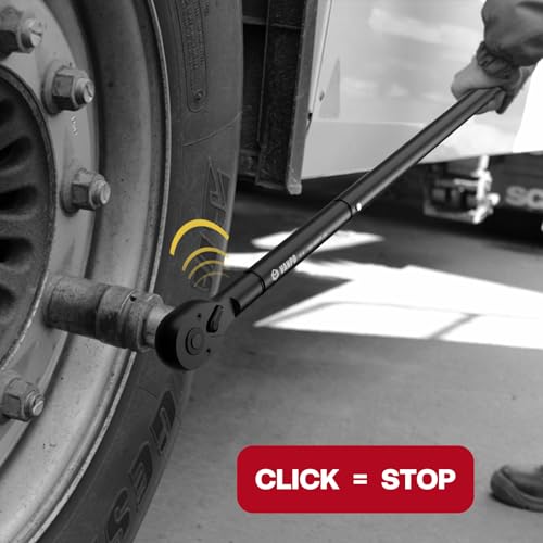 VANPO 3/4-inch Drive Click Torque Wrench, 100-800Ft-Lb, for Car, Truck - size: 3/4-Inch (100-800 Ft-Lb / 135.5-1084 Nm)
