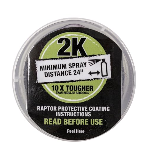 Raptor 2K Bedliner Aerosol, Protective Coating, 13.2 OZ - color: Flame Red