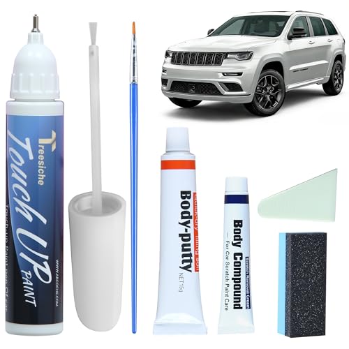 PW7 GW7 Bright White Touch Up Paint for JEEP Match Paint Scratch - color: Fit for JEEP Bright White (PW7 GW7)