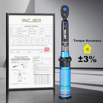 Torque Wrench, Mini 20-240in.lb, UPGRADE 1/4 Torque Wrench - size: 1/4inch 20-240in.lb