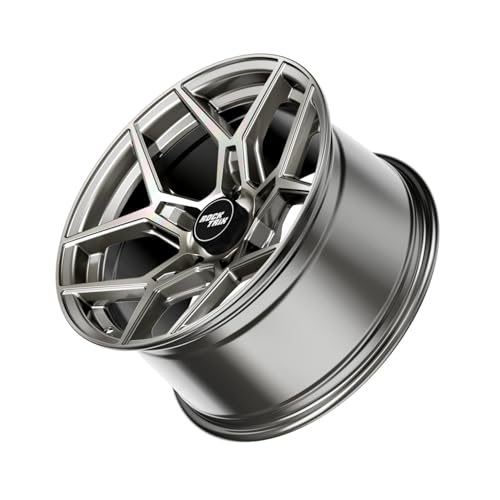 RockTrix RT105 18 inch Wheel, 18x9, 5x150, 12mm Offset, Machined Silver - color: Machined Silver, size: 18x9 -12mm offset