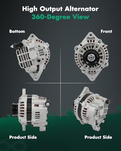 SCITOO 100A New Alternator Fits for Mazda for RX-8 2004-2008 R2 1.3L - size: Small, style: 11025 Alternator