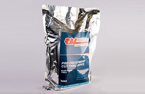 RBL Products RBL-5003 12 x 13 in. Pre-Treatment Cut Thru Wipe- 1 Pouch