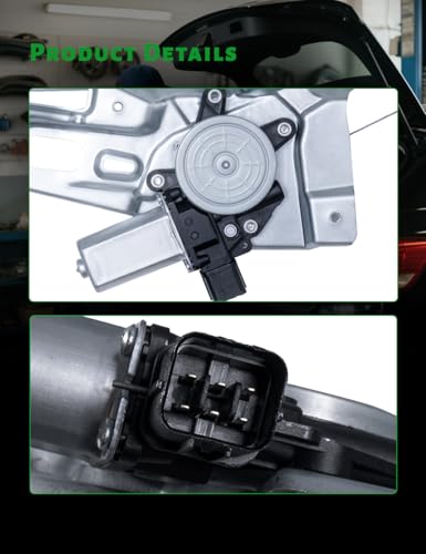 Front Driver Side Power Window Regulator with Motor - size: 751-032