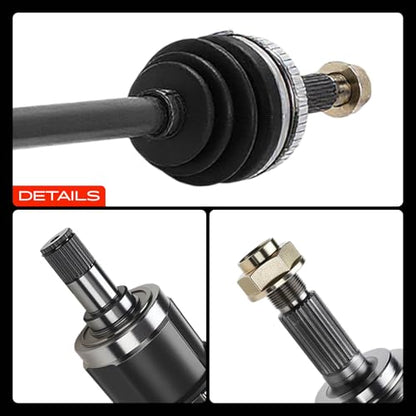 A-Premium Front CV Axle Shaft Assembly for Honda Models - style: Front Driver and Passenger Side