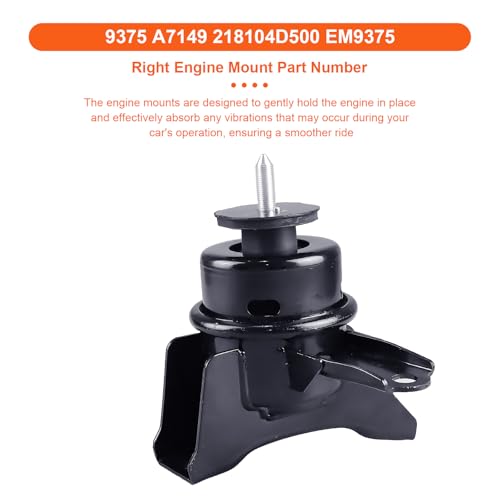 Engine Motor Mount Compatible with Kia Sedona 2006-2010 V6 3.8L/2011 2012 2014 V6 3.5L,Hyundai Entourage 2007-2010 V6 3.8L, Replacement for A7184 A7183 A7149 - size: Sedona 06-14