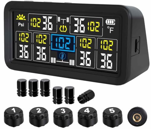 Rv Tire Pressure Monitoring System, Tire Pressure Monitor - size: 6 Sensors