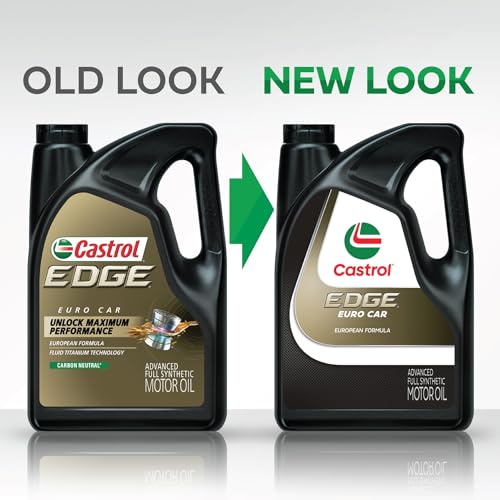 Castrol Edge Euro 0W-40 A3/B4 Advanced Full Synthetic Motor Oil, 5 Quarts - size: 5 Quart