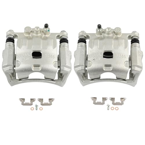 SCITOO Front Left & Right Disc Brake Calipers With Bracket 18B5304 18B5305 - size: Front[18B5304 & 18B5305]