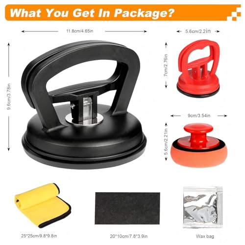 Suction Cup Dent Removal Kit for Paintless Dent Repair