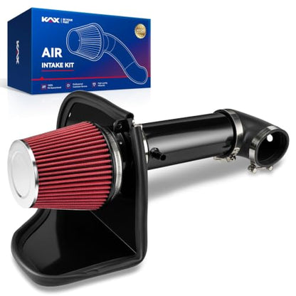 KAX 4" Cold Air Intake Kit for 2006-2010 Dodge Charger - color: Red, size: 2005-2010 300C/Charger V8 5.7L 6.1L Red