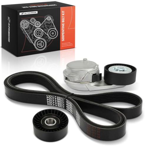 A-Premium Engine Serpentine Belt Drive Kit with Tensioner & Idler Pulley
