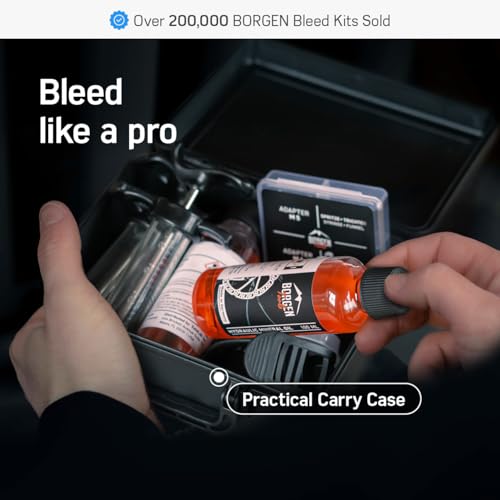 Borgen Brake Bleeding Kit PRO - for Shimano, Tektro & TRP Disc Brakes