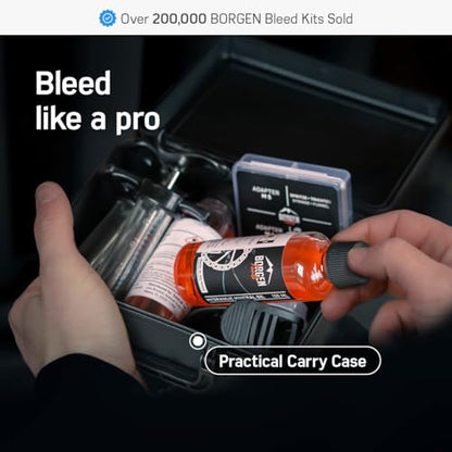 Borgen Brake Bleeding Kit PRO - for Shimano, Tektro & TRP Disc Brakes