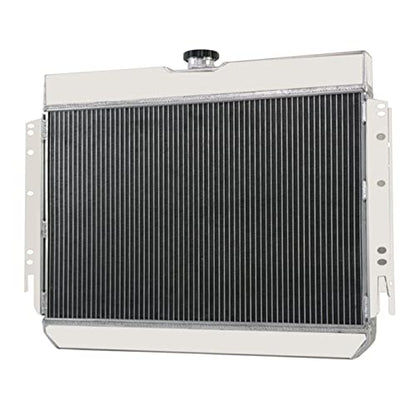 3 Row Radiator For Chevy Impala Bel Air Chevelle Caprice 1963-1968 - size: 3 Row Radiator+CNC 1.3Bar Cap