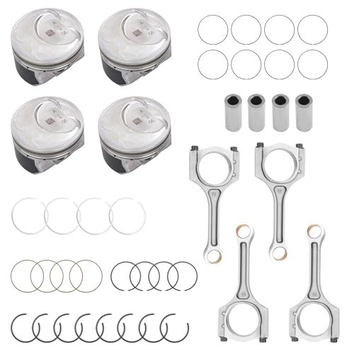2.4L Engine Piston Kit With Connecting Rod Set For 2011-2019 Kia